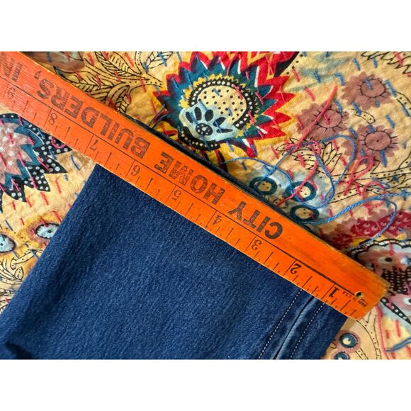 MODAMIX Jeans Women's sz24 Skinny Cropped Med-Dark Wash Stretch Zipper Ankles - Picture 12 of 15